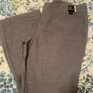 New York & Company Charcoal Gray Stretch mini bootcut Petite dress pants